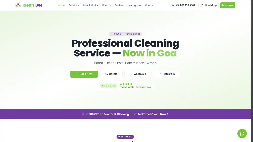 KleanBee — Aurion Stack project